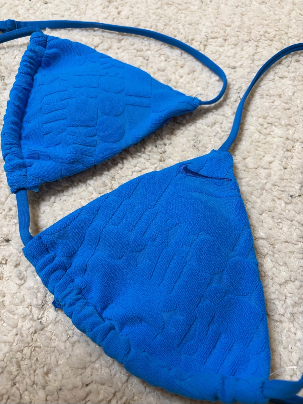 Nike Royal Blue Triangle Swim Top